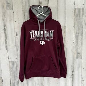 Colosseum Men’s Size Large Texas A&M Aggies Drawstring Hoodie 100% Polyester